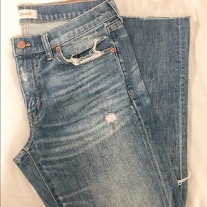Madewell High Rise Slimboy Jean